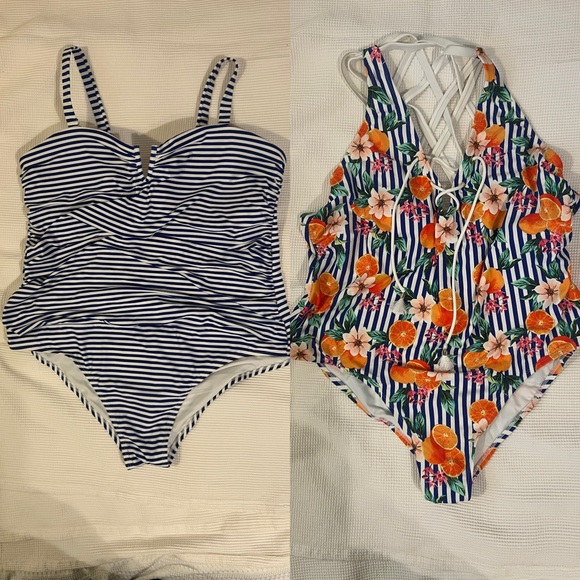 Plus Size Swimsuits in 3x (21 pieces) - Picture 1 of 8